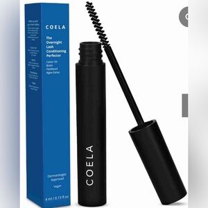 NIB COELA Overnight Lash Conditioning Serum | Castor Oil + Biotin | Vegan | 4mL